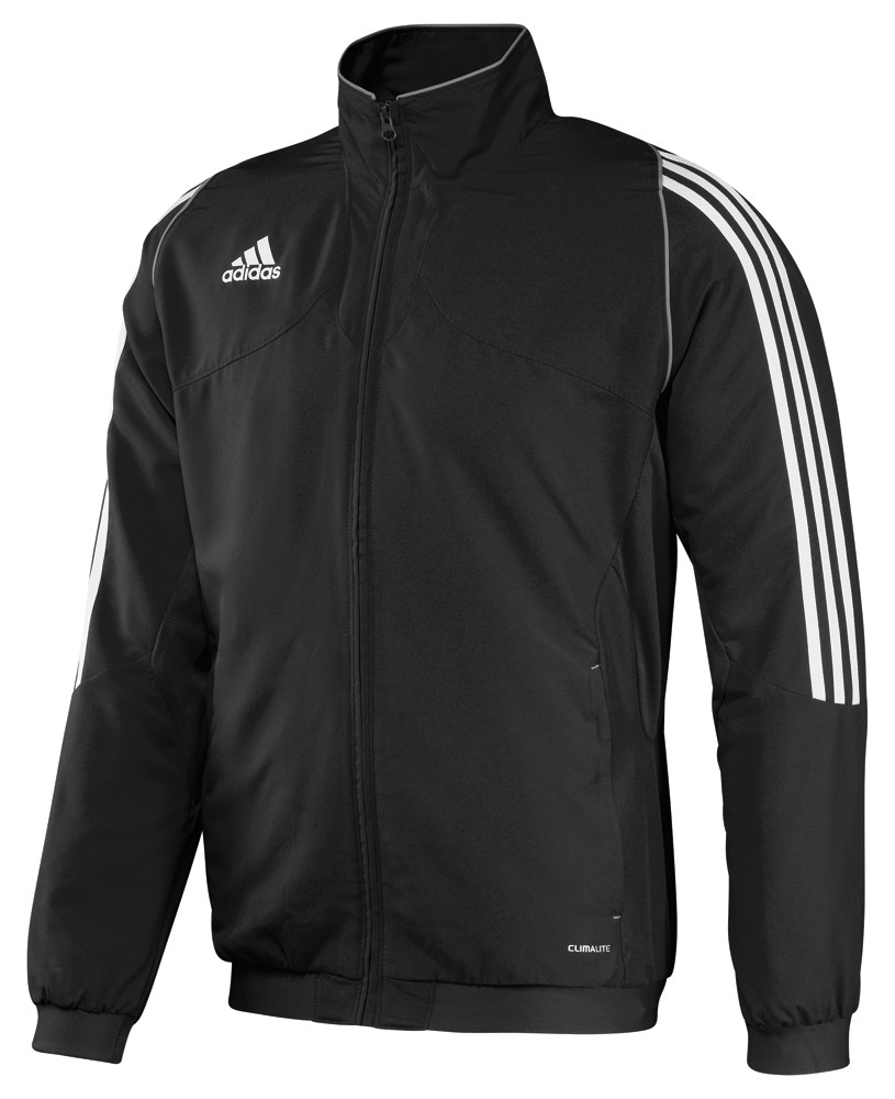 adidas Anzug T12 schwarz weiß Gr. 10 (XL) (schmal geschnitten) adidas Anzug T12 schwarz weiß Gr. 10 (XL) (schmal geschnitten)