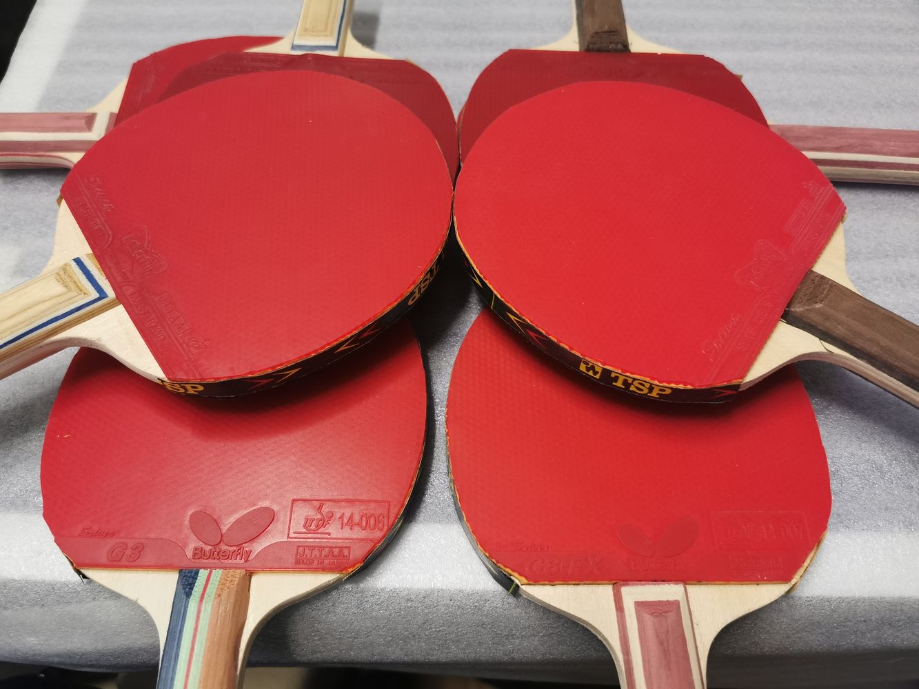 TT-GURU Midi-Schläger mit gebrauchten Belägen » Tischtennis Restposten