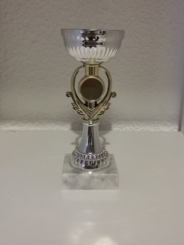 Pokal 17 7 silber gold