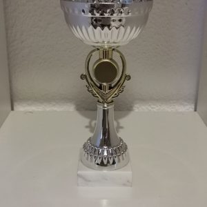 Pokal 21 10 silber gold